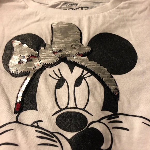 Minnie Mouse Reversible Sequined Graphic Tee - Picture 2 of 2